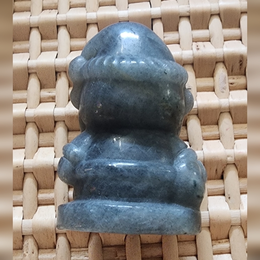 🎄Natural Labradorite Santa Claus Carving - Picture 5 of 8